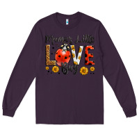 Plum mama's little love bug Long Sleeve Tee - LillyAllenDesigns