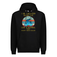 Black I Am A Mountain Biking Dad Premium Hoodie - Bettercallsaul