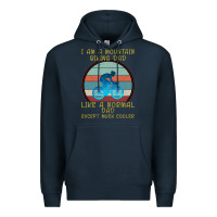 Navy I Am A Mountain Biking Dad Premium Hoodie - Bettercallsaul