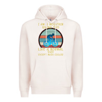 Pale Pink I Am A Mountain Biking Dad Premium Hoodie - Bettercallsaul