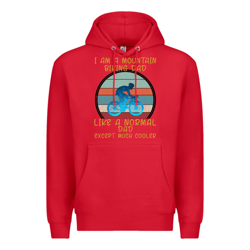 I Am A Mountain Biking Dad Premium Hoodie by Bettercallsaul | Teevron