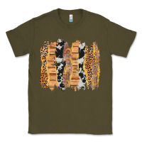 Army Green western brushstrokes Classic Tee - AdoDesignShop