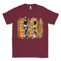 Burgundy western brushstrokes Classic Tee - AdoDesignShop