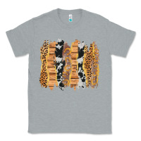 Heather Grey western brushstrokes Classic Tee - AdoDesignShop