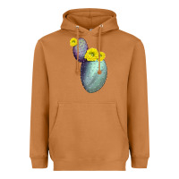 Meerkat Opunthia Santa Rita Cactus Heavyweight Hoodie - LillyAllenDesigns