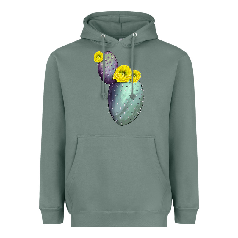 Opunthia Santa Rita Cactus Heavyweight Hoodie by LillyAllenDesigns | Teevron