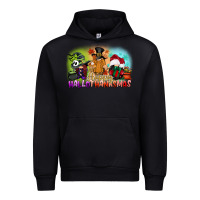 Black happy hallothanksmas gnomes Urban Hoodie - CowGirlArtShop