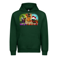 Forest Green happy hallothanksmas gnomes Urban Hoodie - CowGirlArtShop