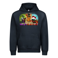 Navy happy hallothanksmas gnomes Urban Hoodie - CowGirlArtShop
