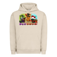 Pigment French Oak happy hallothanksmas gnomes Urban Hoodie - CowGirlArtShop