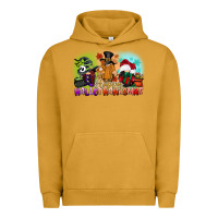 Pigment Peanut Butter happy hallothanksmas gnomes Urban Hoodie - CowGirlArtShop