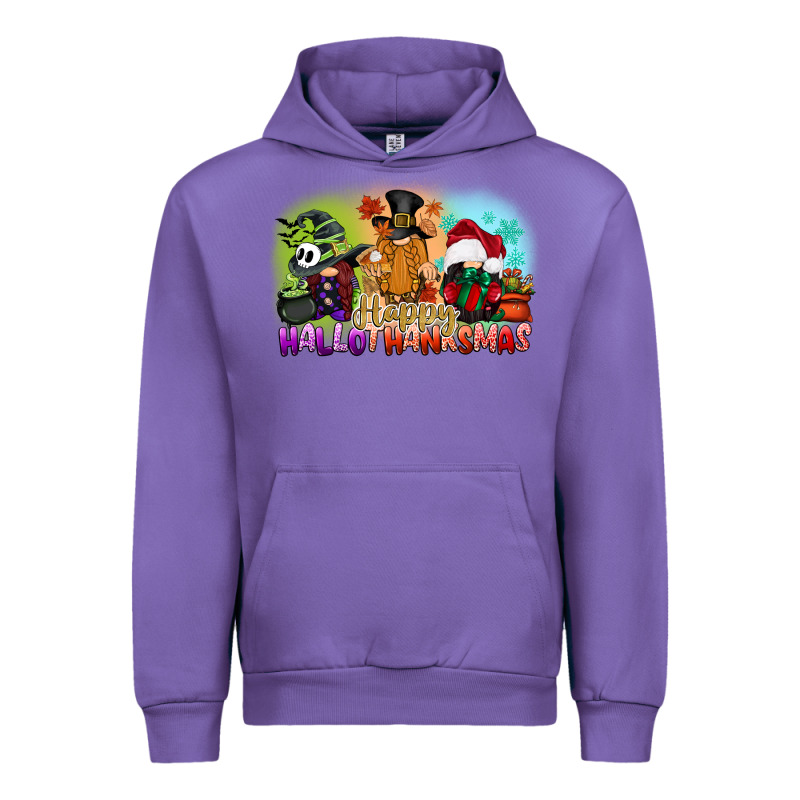 Happy Hallothanksmas Gnomes Urban Hoodie by CowGirlArtShop | Teevron
