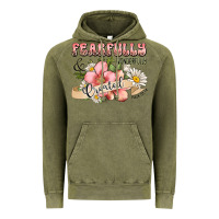 Vintage Olive fearfully and wonderfully created Vintage Hoodie - JahusDesignShop