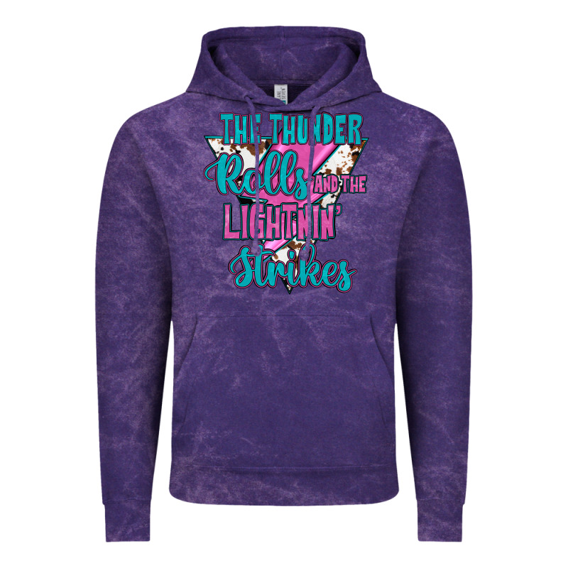 The Thunder Rolls And The Lıghtnıng Strikes Vintage Hoodie by JahusDesignShop | Teevron