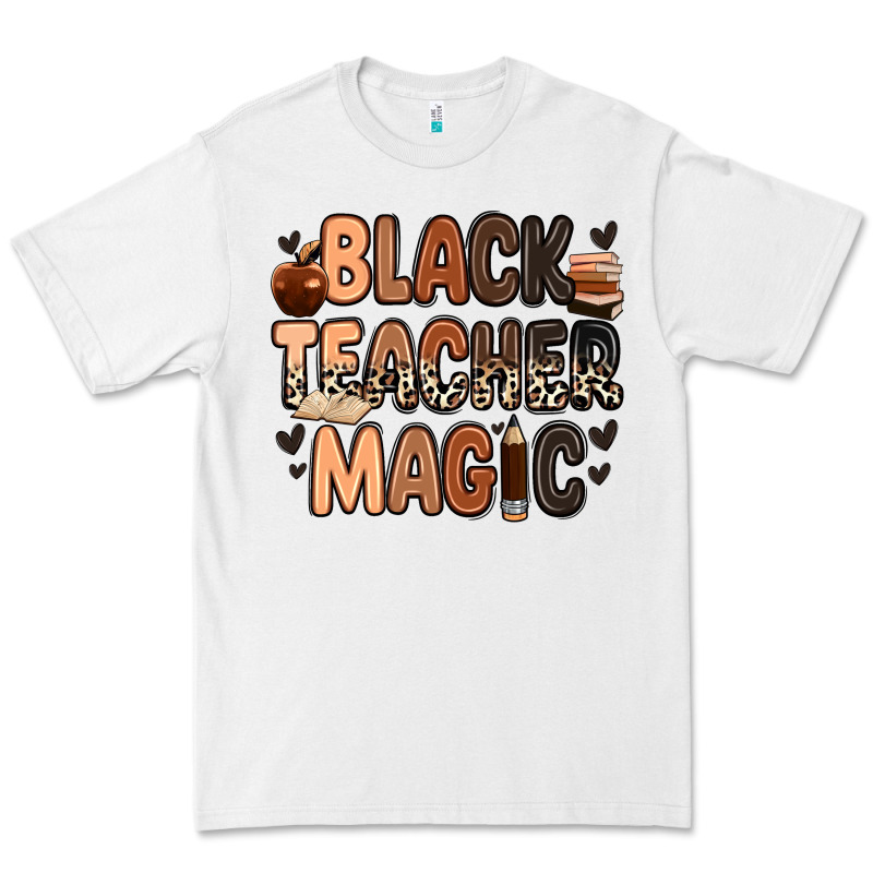 Black Teacher Magic Premium Tee by Zillion Design Studio | Teevron
