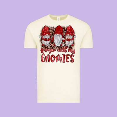 Hangin' With My Gnomies Vintage Tee Designed By Jahusdesignshop
