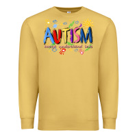 Antique Gold autism accept understand love Premium Sweatshirt - Artiststas