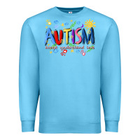 Ocean Blue autism accept understand love Premium Sweatshirt - Artiststas