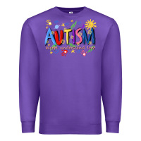 Purple autism accept understand love Premium Sweatshirt - Artiststas