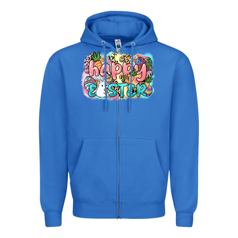 Happy Easter Zipper Hoodie by NancyCooperArtShop | Teevron