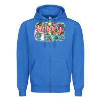 True Royal Happy Easter Zipper Hoodie - NancyCooperArtShop