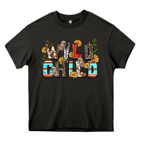 Asphalt wild child Heavy Core Tee - Zillion Design Studio