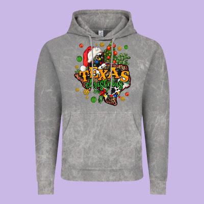 Texas Christmas Vintage Hoodie Designed By Adodesignshop