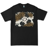 Black black and white cowhide background Premium Tee - BarkalooDesign