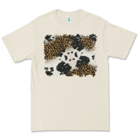 Black And White Cowhide Background Premium Tee | Teevron