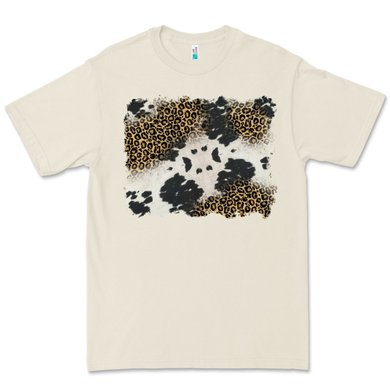 Black And White Cowhide Background Premium Tee by BarkalooDesign | Teevron