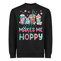 Black easter coffee makes me so hoppy Heavyweight Sweatshirt - Jasminsmagicworld