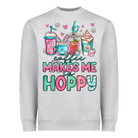 Heather Grey easter coffee makes me so hoppy Heavyweight Sweatshirt - Jasminsmagicworld