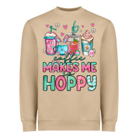 Mushroom easter coffee makes me so hoppy Heavyweight Sweatshirt - Jasminsmagicworld