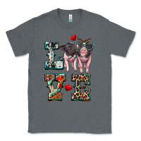 Charcoal Heather love baby pigs Classic Tee - Artiststas
