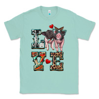 Seafoam love baby pigs Classic Tee - Artiststas