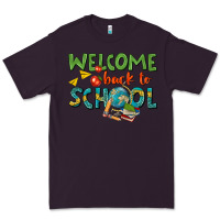 Plum welcome back to school Premium Tee - texasbilliewilder