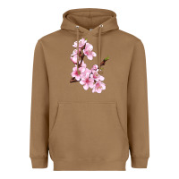 Toasted Coconut Peach Blossom Illustrations Heavyweight Hoodie - LillyAllenDesigns