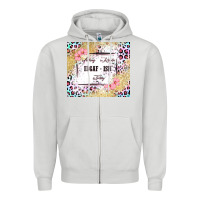 Dove Grey feeling kinda idgaf   ish today Zipper Hoodie - MaliasSmallBusiness