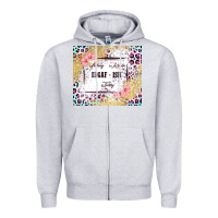 Heather Grey feeling kinda idgaf   ish today Zipper Hoodie - MaliasSmallBusiness