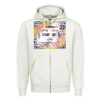 Oatmeal Heather feeling kinda idgaf   ish today Zipper Hoodie - MaliasSmallBusiness