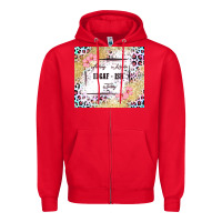 Red feeling kinda idgaf   ish today Zipper Hoodie - MaliasSmallBusiness
