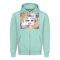 Seafoam feeling kinda idgaf   ish today Zipper Hoodie - MaliasSmallBusiness