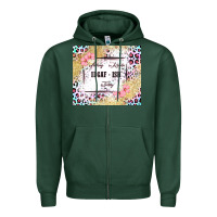 Sports Green feeling kinda idgaf   ish today Zipper Hoodie - MaliasSmallBusiness