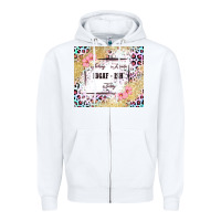 White feeling kinda idgaf   ish today Zipper Hoodie - MaliasSmallBusiness
