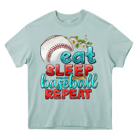 Arona eat sleep baseball repeat Heavy Core Tee - texasbilliewilder