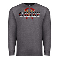 Charcoal Heather firefighter chief Premium Sweatshirt - Artiststas