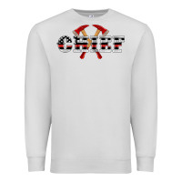 Dove Grey firefighter chief Premium Sweatshirt - Artiststas