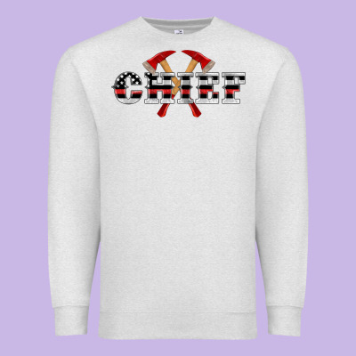 Firefighter Chief Premium Sweatshirt Designed By Artiststas