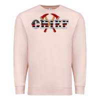 Pale Pink firefighter chief Premium Sweatshirt - Artiststas