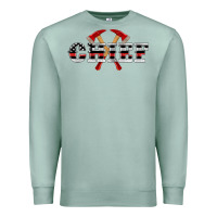 Seafoam firefighter chief Premium Sweatshirt - Artiststas